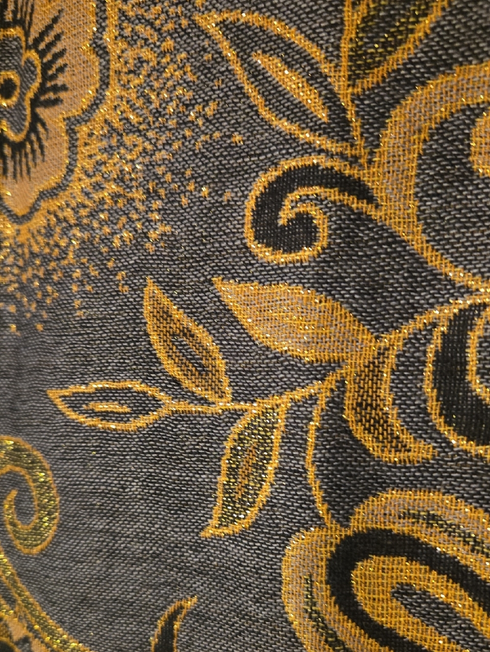 Reversible Paisley Jacquard Shawl / Pashima - Picture 9 of 13